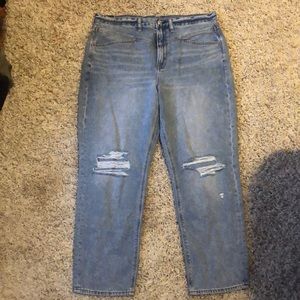 American Eagle Ripped Mom Jeans